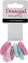 Fragrances, Perfumes, Cosmetics Hair Accessories Kit FA-5623, blue + pink + raspberry - Donegal