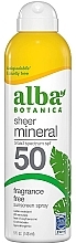 Mineral Sunscreen Spray SPF 50 - Alba Botanica Sheer Sheer Mineral Sunscreen SpraySPF 50 — photo N1