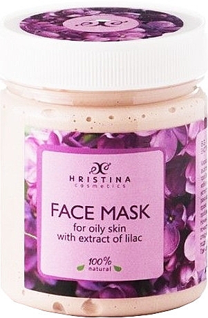 Lilac Face Mask - Hristina Cosmetics Lilac Extract Face Mask — photo N1