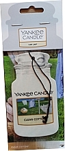 Fragrances, Perfumes, Cosmetics Car Air Freshener - Yankee Candle Car Jar Clean Cotton