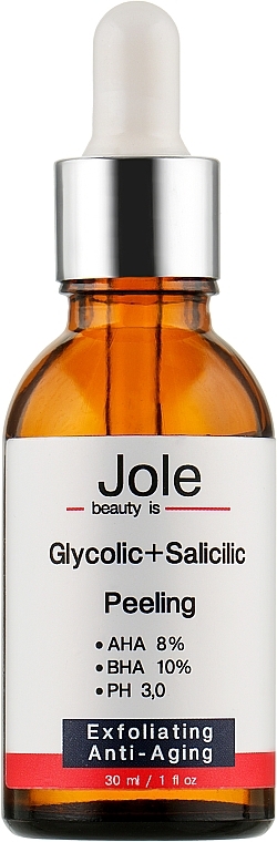 Face Peeling with Glycolic & Salicylic Acid - Jole Glycolic+Salicilic pH3 Peeling — photo N1