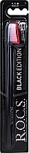 Fragrances, Perfumes, Cosmetics Black Edition Toothbrush, medium, red - R.O.C.S.