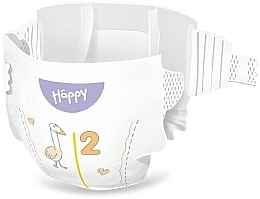 Baby Diapers 3-6 kg, size 2 Mini, 156 pcs - Bella Baby Happy Soft & Delicate — photo N3