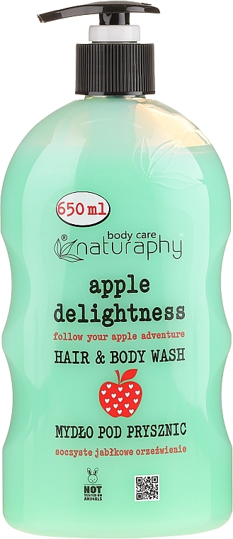 Kids Shower Gel-Shampoo 'Apple' - Naturaphy — photo N1