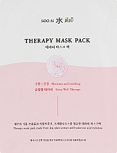 Fragrances, Perfumes, Cosmetics Anti-Aging Face Mask with Hyaluronic Acid and Aroma Effect - Besteer Soon Jeju Therapy Mask Pack