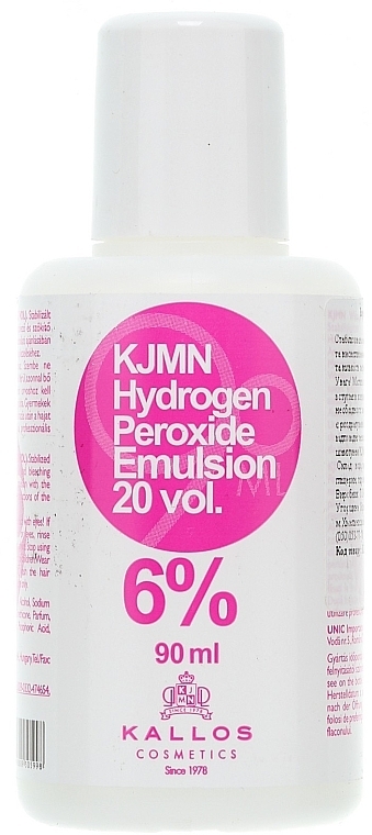 Hydrogen Peroxide Emulsion 6% - Kallos Cosmetics KJMN Hydrogen Peroxide Emulsion — photo N6