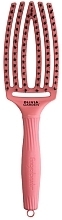 Fragrances, Perfumes, Cosmetics Boar Bristle Hair Brush, maple - Olivia Garden Fingerbrush Combo Fall 2022 Maple