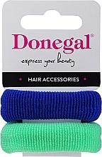 Fragrances, Perfumes, Cosmetics Hair Ties FA-5642, blue + green - Donegal