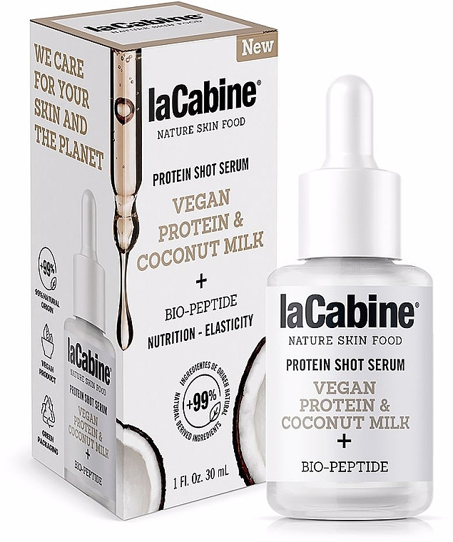 Nourishing Face Serum - La Cabine Nature Skin Food Protein Shot Serum — photo N2