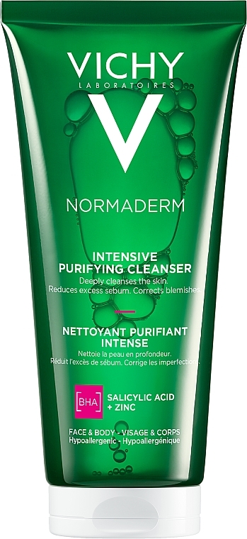 Face Cleansing Gel - Vichy Normaderm Phytosolution Intensive Purifying Cleansing Gel — photo N1