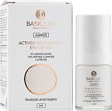 Actively Revitalizing Day Eye Cream - BasicLab Dermocosmetics Aminis Actively Revitalizing Eye Cream Day — photo N9