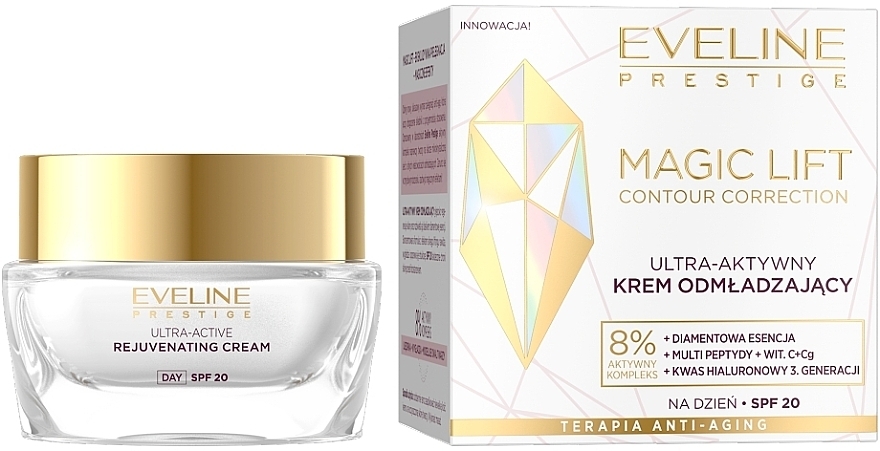 Ultra-Active Anti-Aging Day Cream SPF20 - Eveline Magic Lift Ultra-active Rejuvenating Day Cream SPF20 — photo N1