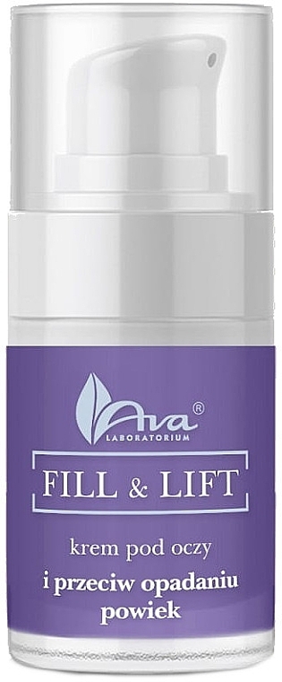 Eye Cream - Ava Laboratorium Fill & Lift Eye-Contour Cream — photo N1