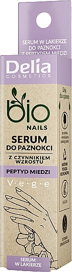 Peptide Nail Serum with Growth Factor - Delia Bio Nails Serum — photo N1