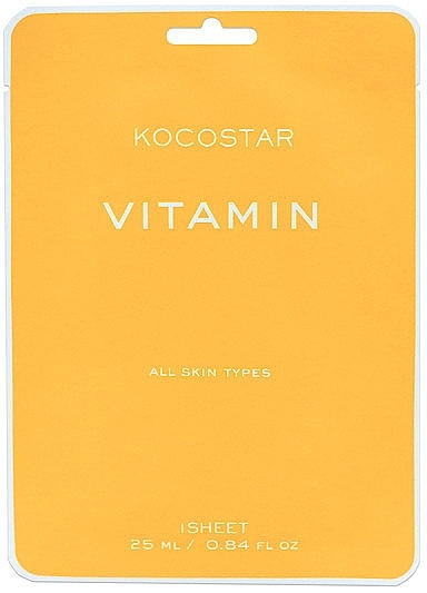 Antioxidant Vitamin Radiance Mask - Kocostar Vitamin Mask — photo N1