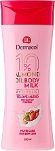 Fragrances, Perfumes, Cosmetics Body Milk - Dermacol Almond Oil Nourishing Body Milk