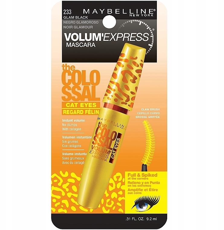 Mascara - Maybelline New York The Colossal Volum Express Cat Eyes Mascara — photo N24