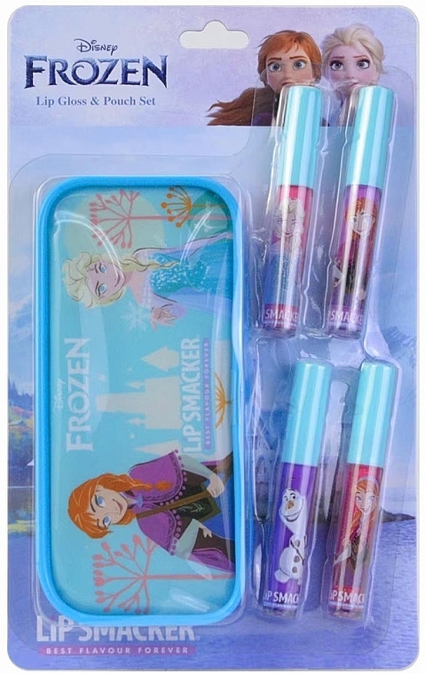 Lip Balm Set - Lip Smacker Frozen (balm/4x6 g + makeup/bag) — photo N1