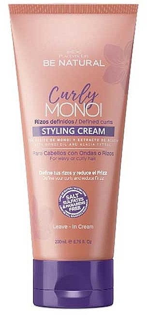 Curl Defining Cream - Placenta Life Be Natural Curly Monoi Styling Cream — photo N1
