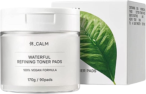 Face Pads - Hue_Calm Waterful Refining Toner Pads — photo N1