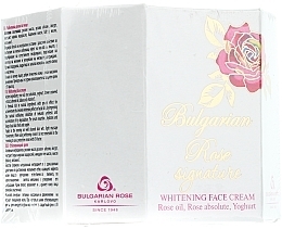 Whitening Face Cream - Bulgarian Rose Signature Rose Cream — photo N1