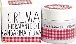 Fragrances, Perfumes, Cosmetics Face Cream - Alimenta Spa Mediterraneo Moisturising Cream C + E Mandarine & Grape