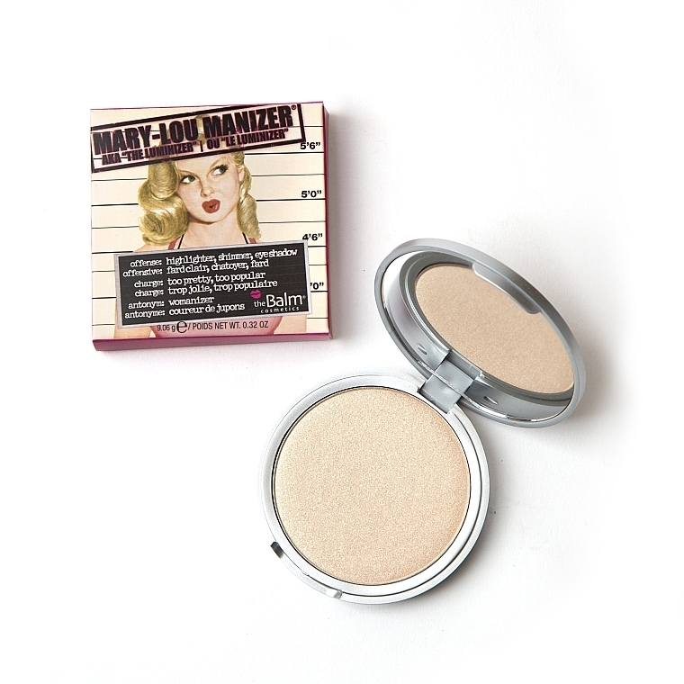 Highlighter, Shimmer and Shadow - theBalm Mary-Lou Manizer Highlighter & Shadow — photo N2