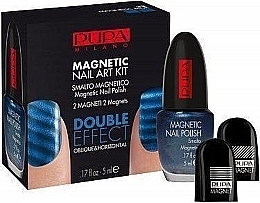 Fragrances, Perfumes, Cosmetics Set - Pupa Magnetic Nail Art Kit 33 (nail/polish/5ml + acc/2pcs)