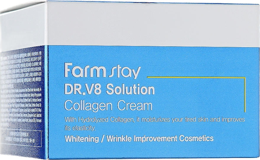 Brightening Anti-Wrinkle Face Cream with Collagen - FarmStay DR.V8 Solution Collagen Cream — photo N4