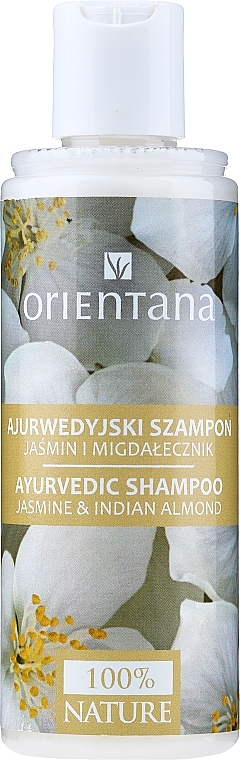 Thin Hair Shampoo - Orientana Ayurvedic Shampoo Jasmine & Almond — photo N2