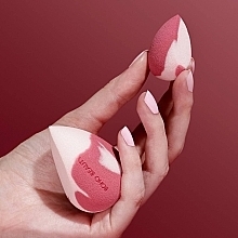 Sponge Set, slanted pink-berry/mini slanted pink-berry - Boho Beauty Bohoblender Pinky Berry Cut + Pinky Berry Mini Cut — photo N59