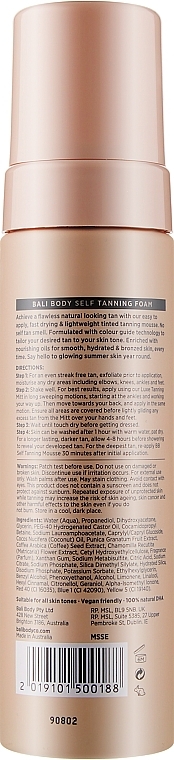 Self Tanning Body Mousse - Bali Body Self Tanning Mousse — photo N19