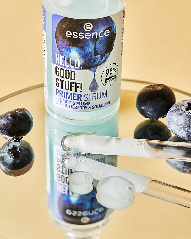 Primer Serum - Essence Hello, Good Stuff! Primer Serum Hydrate & Plump Blueberry & Squalane — photo N11