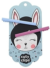 Fragrances, Perfumes, Cosmetics ヘアクリップ、2個 - Snails Cuty Clips Moon Rabbit Hair Clips No17