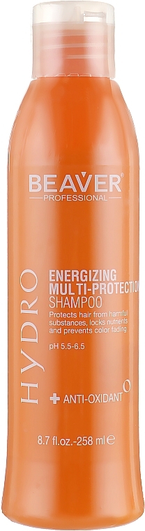 Toning Multiprotective Shampoo with UV Filter - Beaver Professional Hydro Shampoo — photo N1