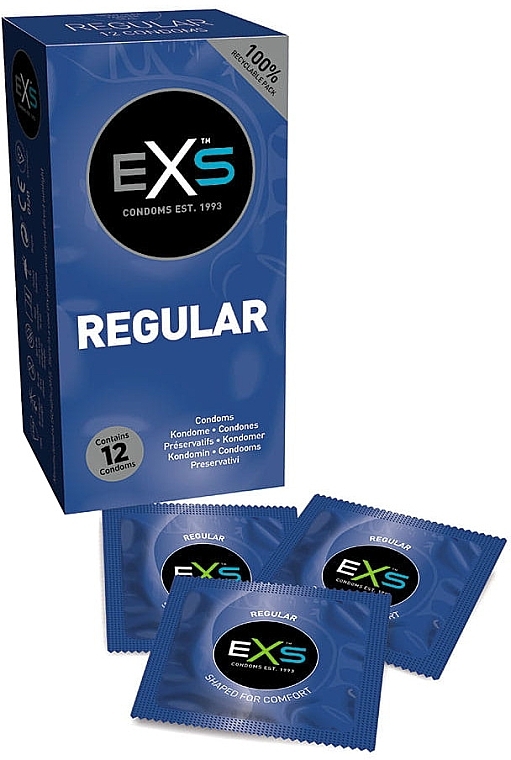 Classic Condoms, 12 pcs - EXS Condoms Regular — photo N1