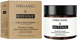 Fragrances, Perfumes, Cosmetics Moisturizing Night Face Cream - Organic & BotanicMandarin Orange Repairing Night Moisturiser