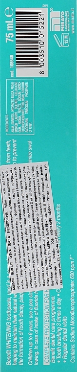 Whitening Toothpaste - Mil Mil Benefit — photo N29