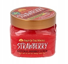 Fragrances, Perfumes, Cosmetics Natural Sherbet Scrub 'Strawberry' - Wokali Natural Sherbet Scrub Strawberry