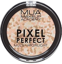 Fragrances, Perfumes, Cosmetics Highlighter - MUA Pixel Perfect Multi Highlight Powder