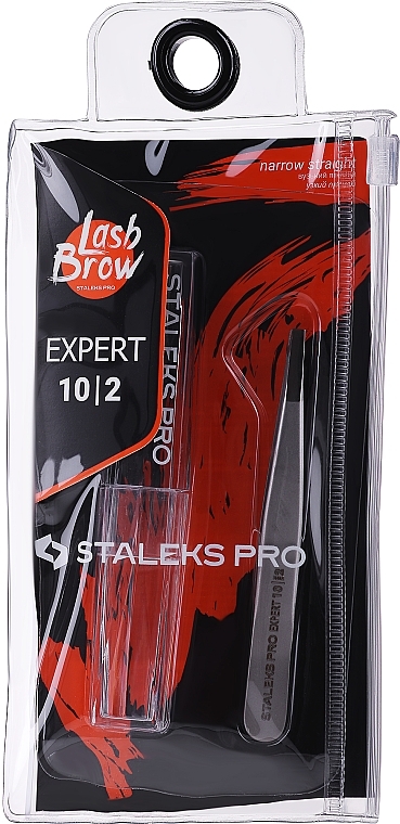 Eyebrow Tweezers, TE-10/2 - Staleks Pro Expert 10 Type 2 — photo N3