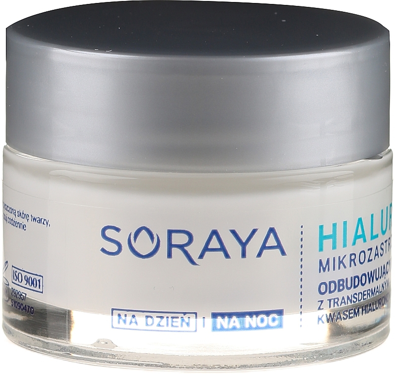 Day and Night Restorative Cream - Soraya Hialuronowy Mikrozastrzyk Restorative Cream 60+ — photo N2