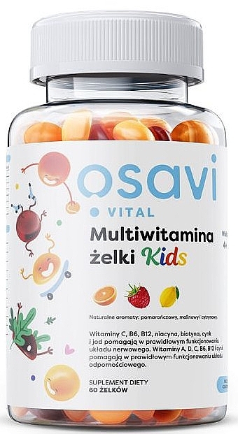 Orange, Raspberry and Lemon Multivitamins - Osavi Multivitamin Kids — photo N1