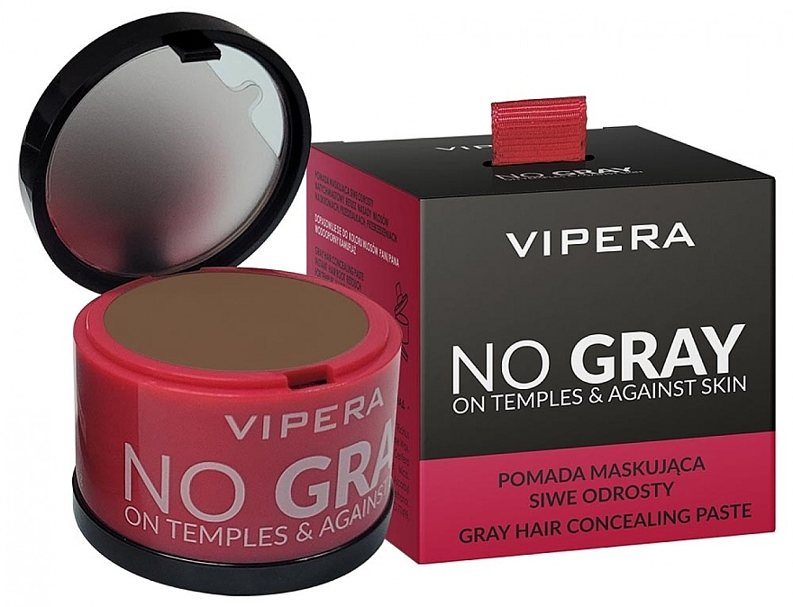 Toning Powder-Corrector for Grey Hair & Roots - Vipera No Gray — photo N7
