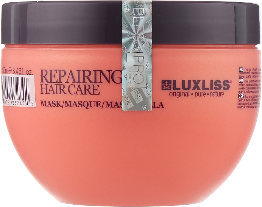 Repairing Hair Mask - Luxliss Repairing Hair Care Mask — photo N1