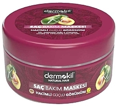 Clay, Avocado & Vitamin E Hair Mask - Dermokil Hair Care Mask — photo N1