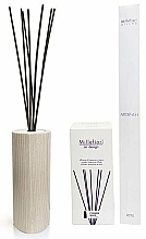 Fragrances, Perfumes, Cosmetics Empty Fragrance Diffuser, white - Millefiori Milano Air Design Cylinder