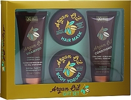 Fragrances, Perfumes, Cosmetics Set - Xpel Marketing Ltd Argan Oil (shmp/100ml + cond/100ml + b/yog/50g + h/mask/50g)