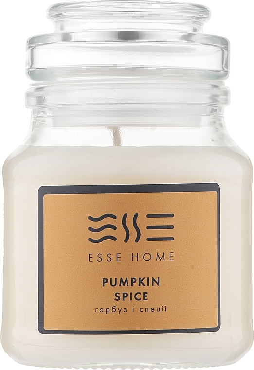 Scented Votive Candle "Spices & Pumpkin" - Esse Home Pumpkin & Sice Candle — photo N2