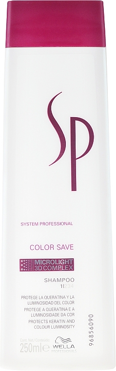 Colored Hair Shampoo - Wella SP Color Save Shampoo — photo N1